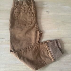 Tan cargo joggers